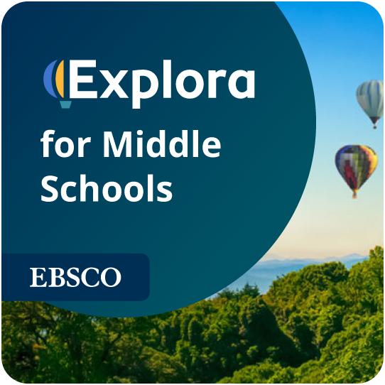 Linked Icon of Explora Middle School, Database through Tri-Township Library Explora Middle School