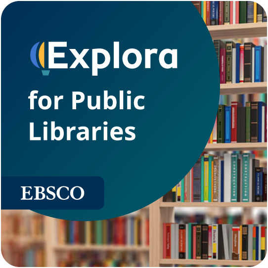 Linked Icon of Explora Public Library Database through Tri-Township Library Explora Public Library